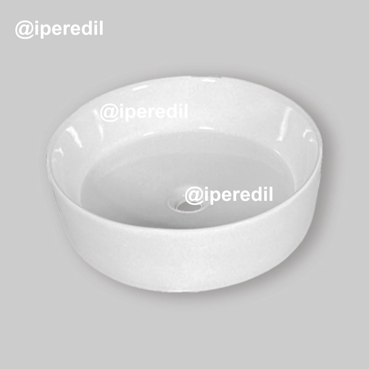 LAVABO DA APPOGGIO "ZETA" ROTONDO Ø44 cm