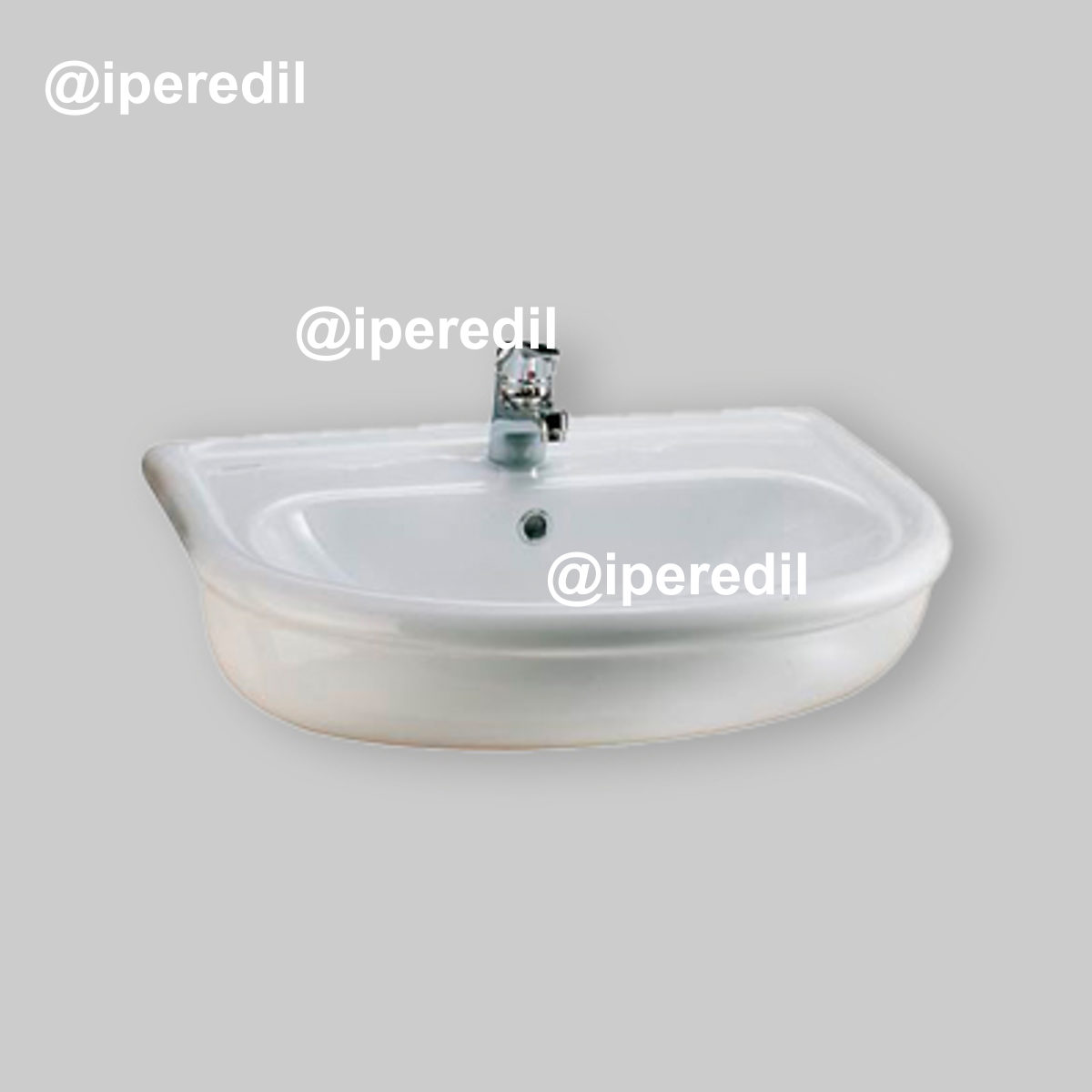 LAVABO SEMINCASSO "JOLLY" Monoforo