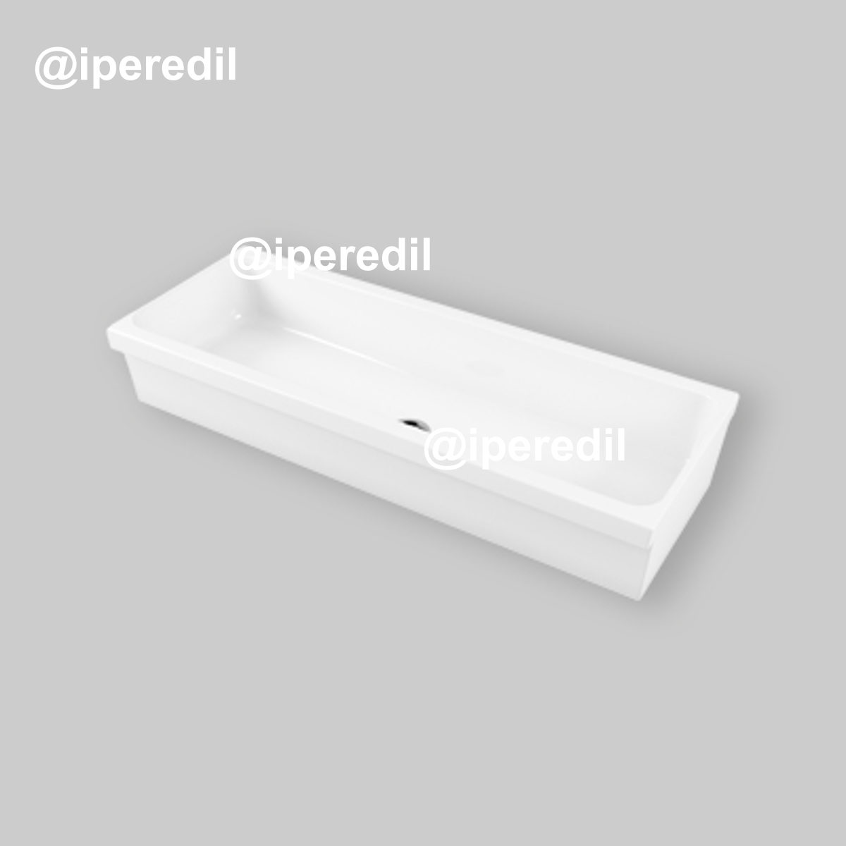 LAVABO A CANALE "NIVEA" 120 x 45 cm