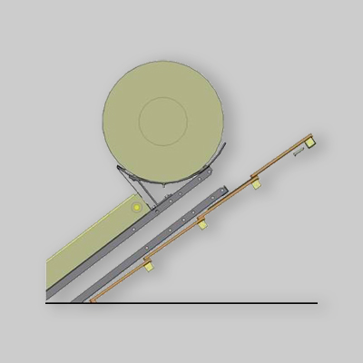 STAFFA DI SUPPORTO A TETTO CN03 Per 300 lt