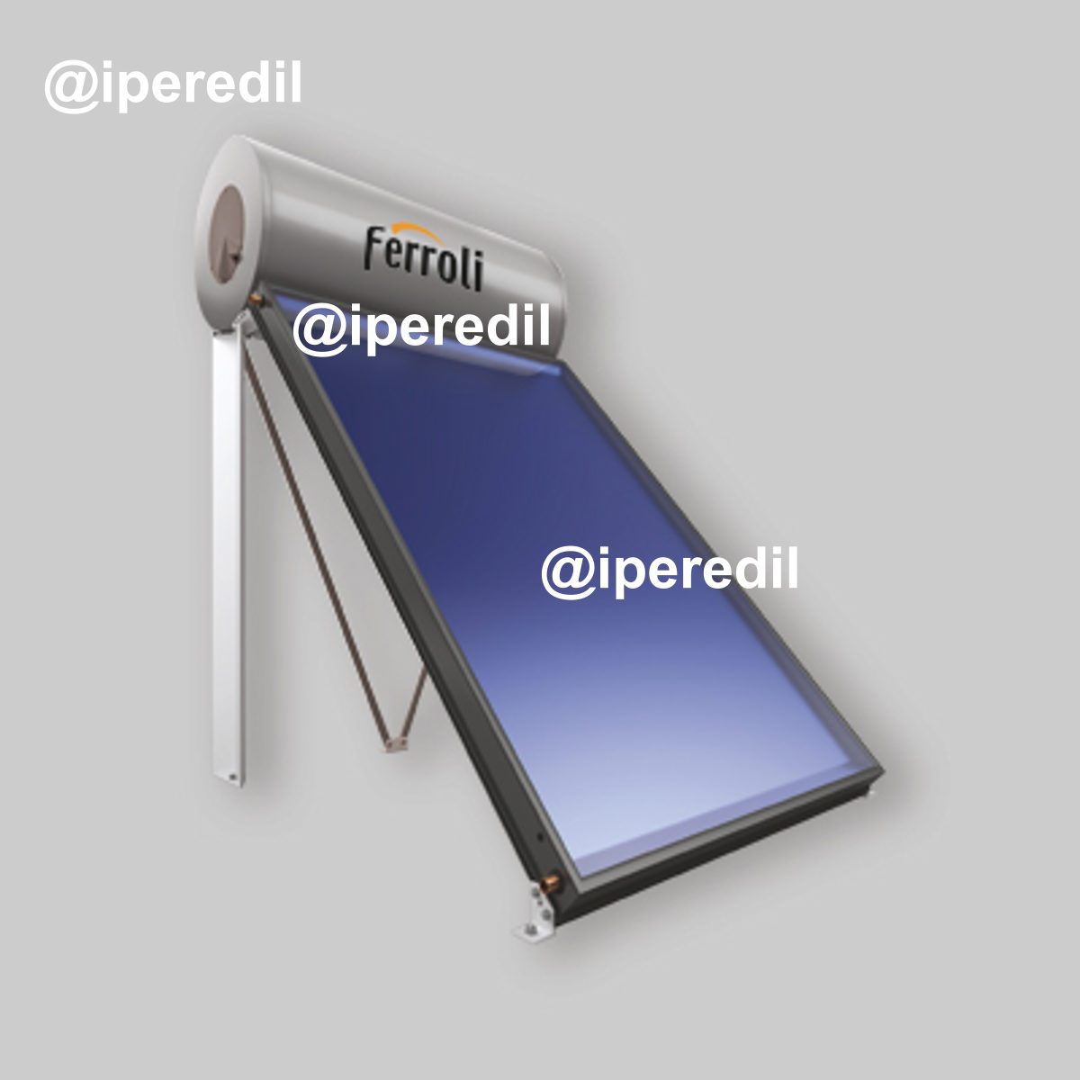 KIT "SOLAREVO NAT" A CIRCOLAZIONE NATURALE 200/2,1 Tetto Piano