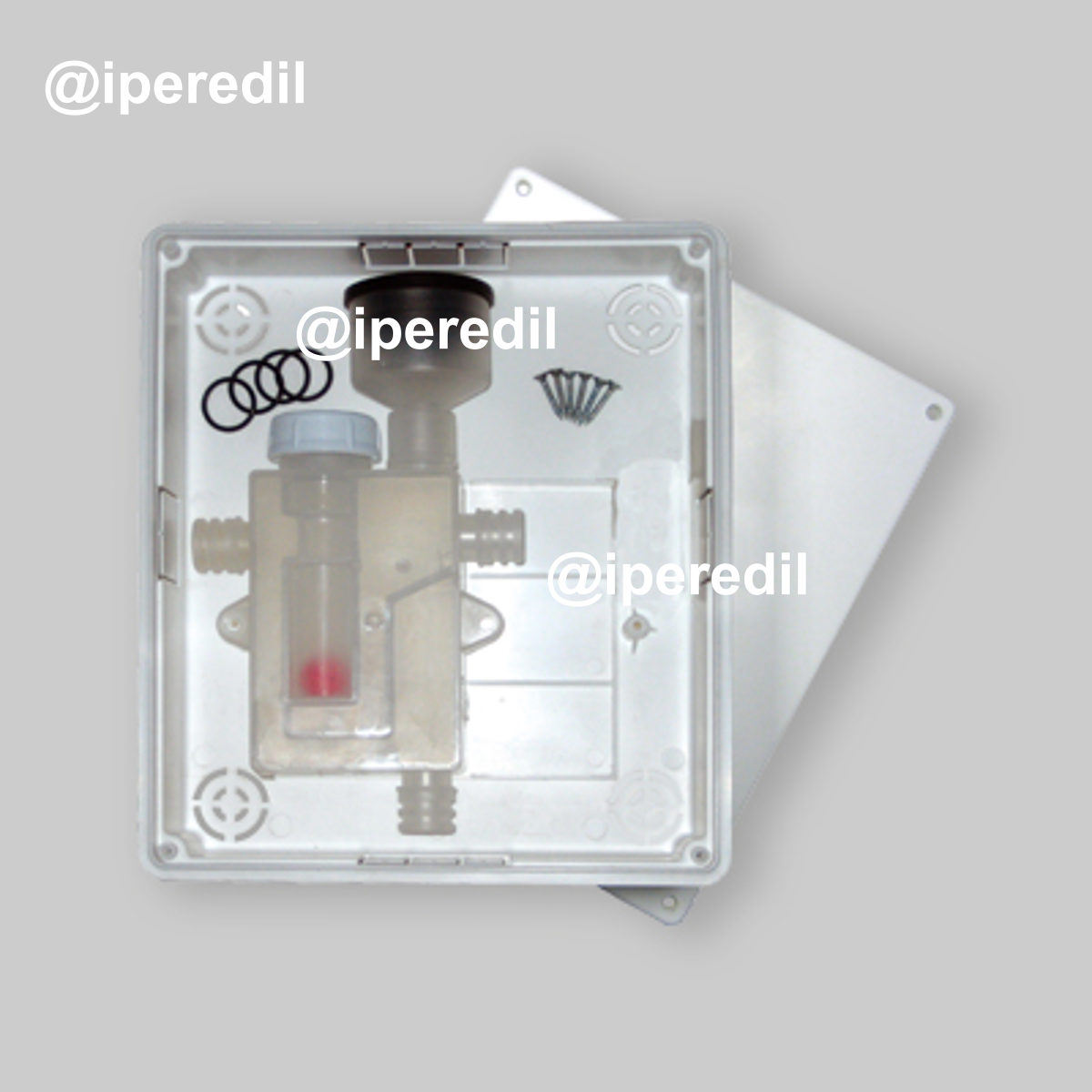 KIT SIFONE MECCANICO A SECCO PER SCARICO CONDENSA Ispezionabile