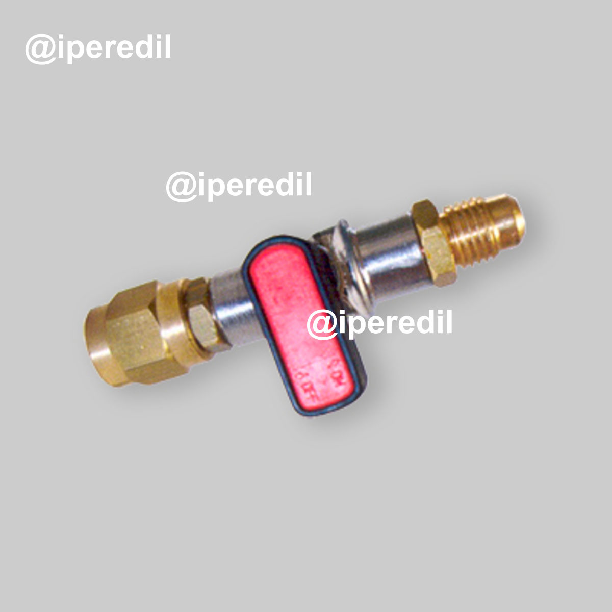 RUBINETTO PER BOMBOLA GAS DA 1 KG 1/4" x R22-R422-R407