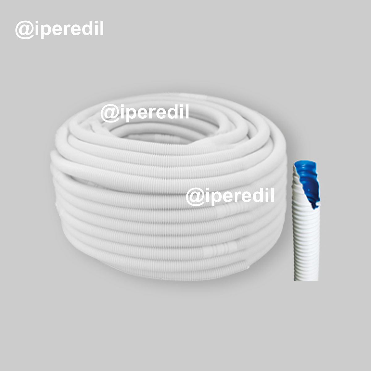 TUBO FLESSIBILE BIESTRUSO IN PP DOPPIO STRATO Ø18/20 mm