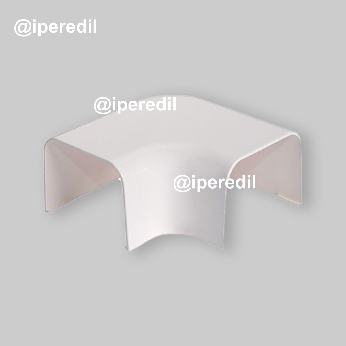 CURVA PIANA PER CANALINA CONDIZIONAMENTO "EURO PLUS" 65x50 mm