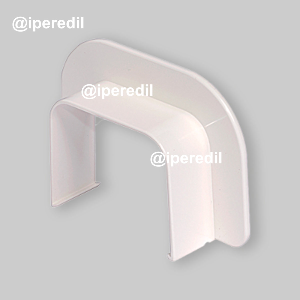 PASSAGGIO A MURO PER CANALINA CONDIZIONAMENTO "EURO PLUS" 90x65 mm