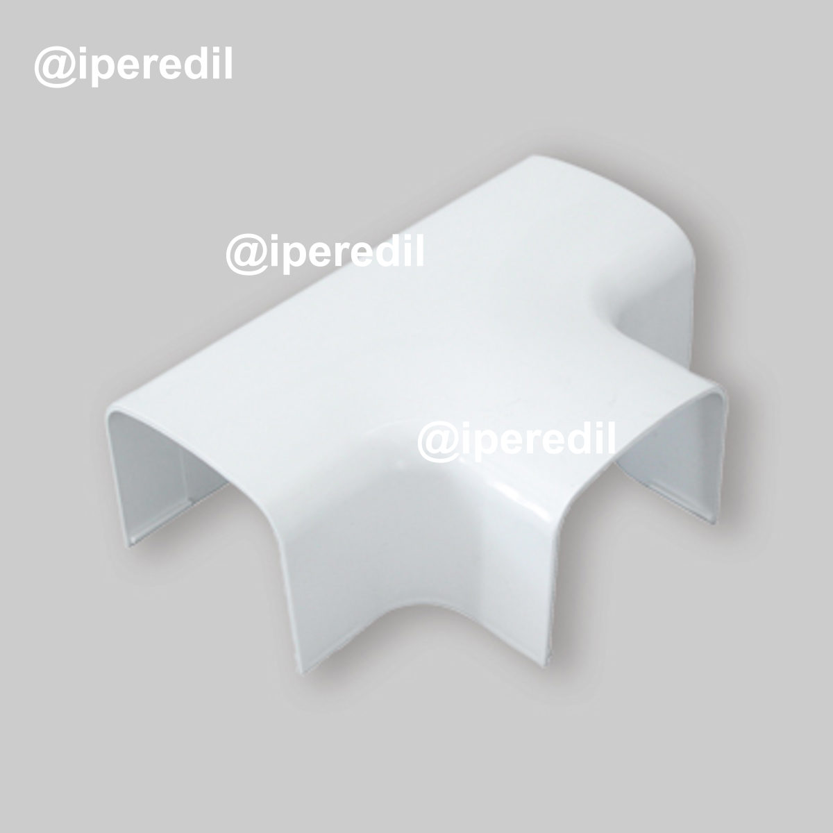 DERIVAZIONE A T PER CANALINA 80 x 60 x 80 mm