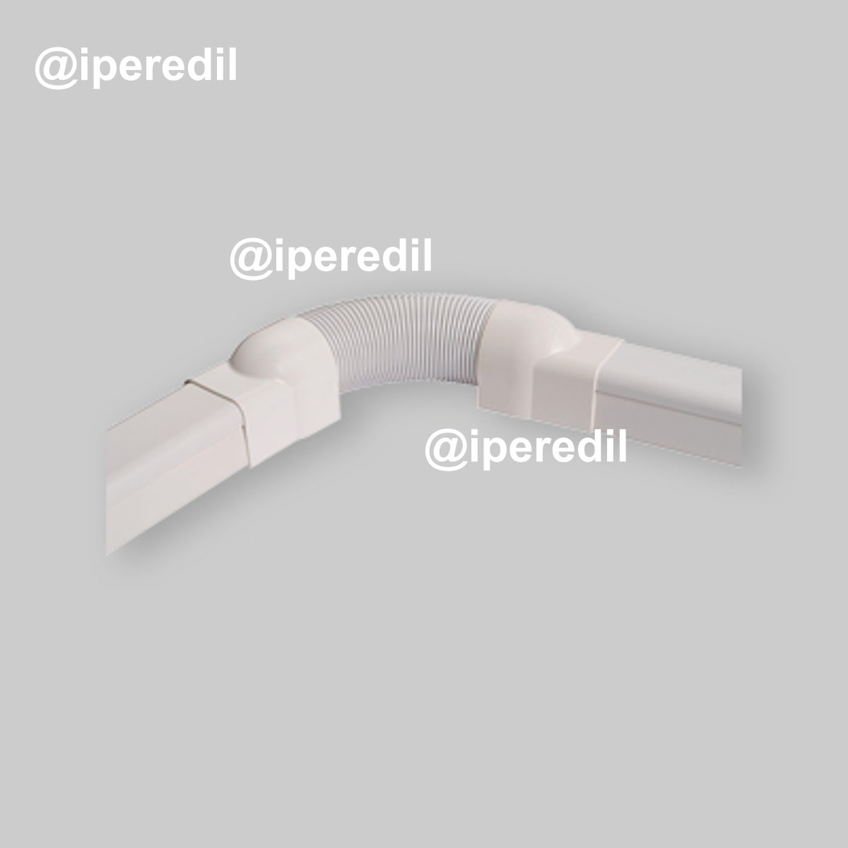 MANICOTTO FLESSIBILE PER CANALINA 80 x 60 mm