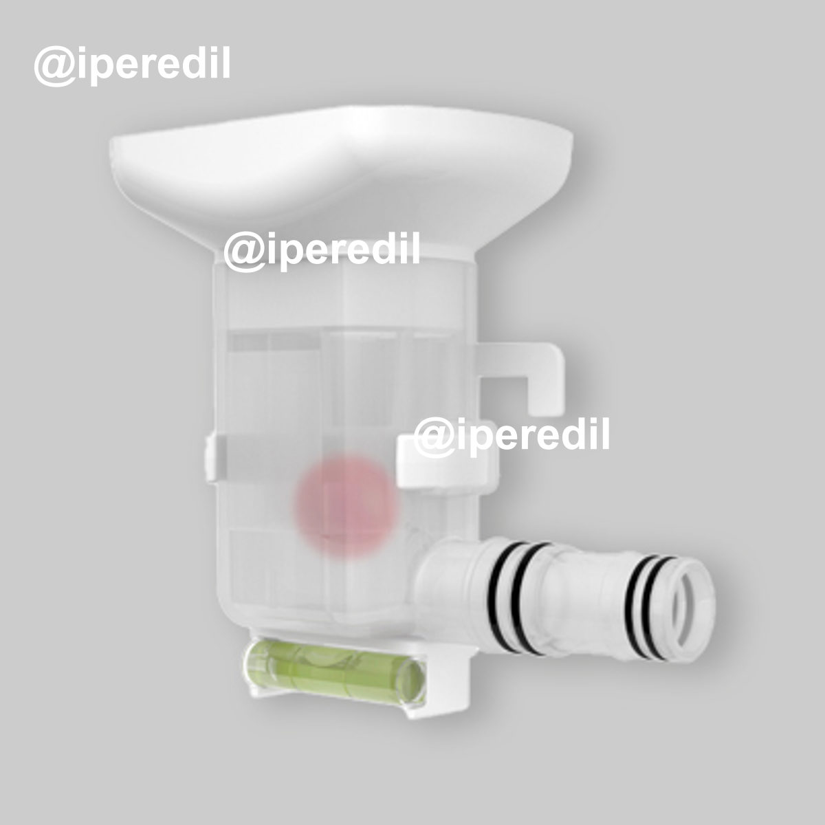 SIFONE MECCANICO A SECCO CON CONVOGLIATORE AD IMBUTO Ispezionabile