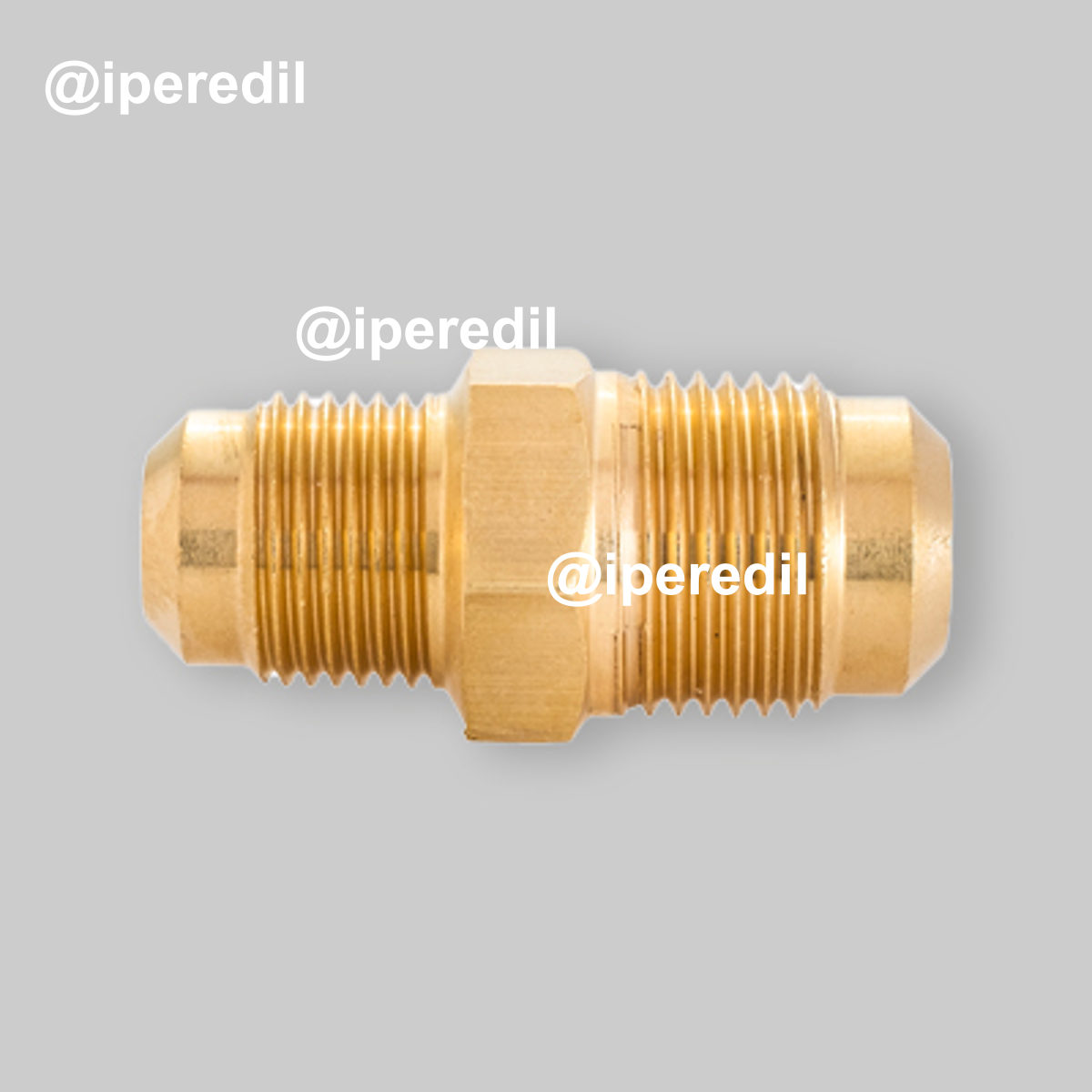 RACCORDO DIRITTO DOPPIO RIDOTTO MM PER CONDIZIONAMENTO 1/4" x 3/8"