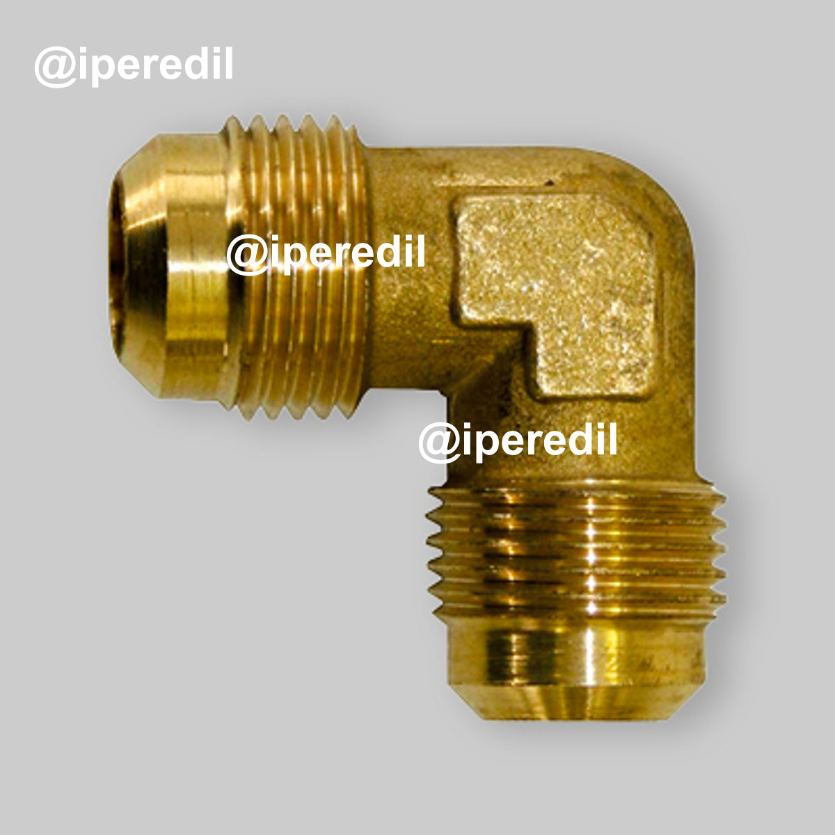 RACCORDO CURVO DOPPIO MM PER CONDIZIONAMENTO 1/2" x 1/2"