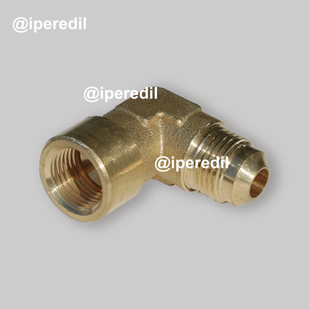 RACCORDO CURVO M/F PER CONDIZIONAMENTO 1/4" x 1/4"