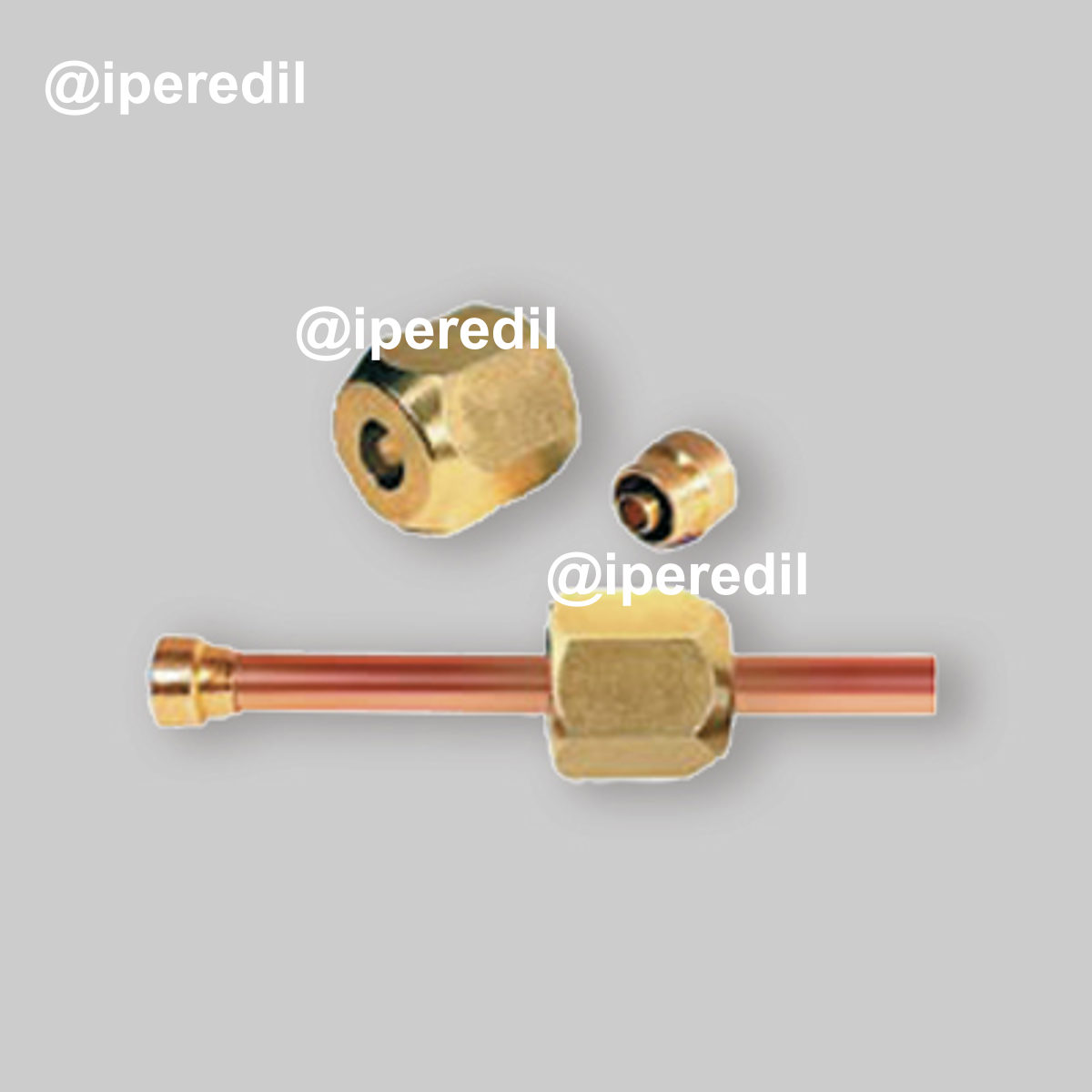 RACCORDO AUTOCARTELLANTE IN 2 PEZZI PER CONDIZIONATORI 3/8"