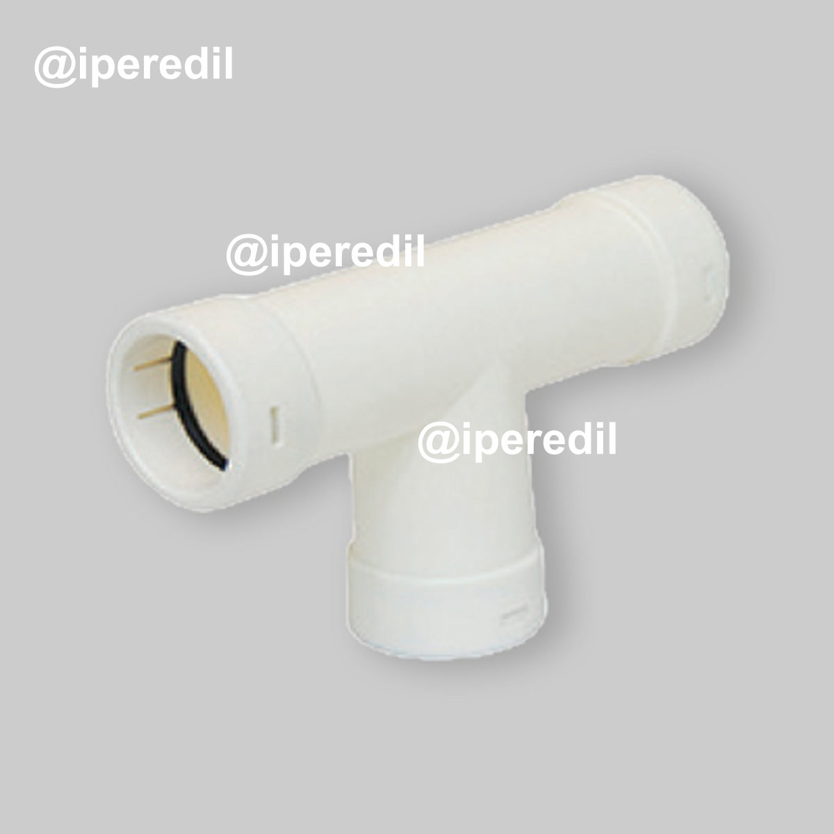 TEE PER TUBI RIGIDI SCARICO CONDENSA Ø20 F/F/F