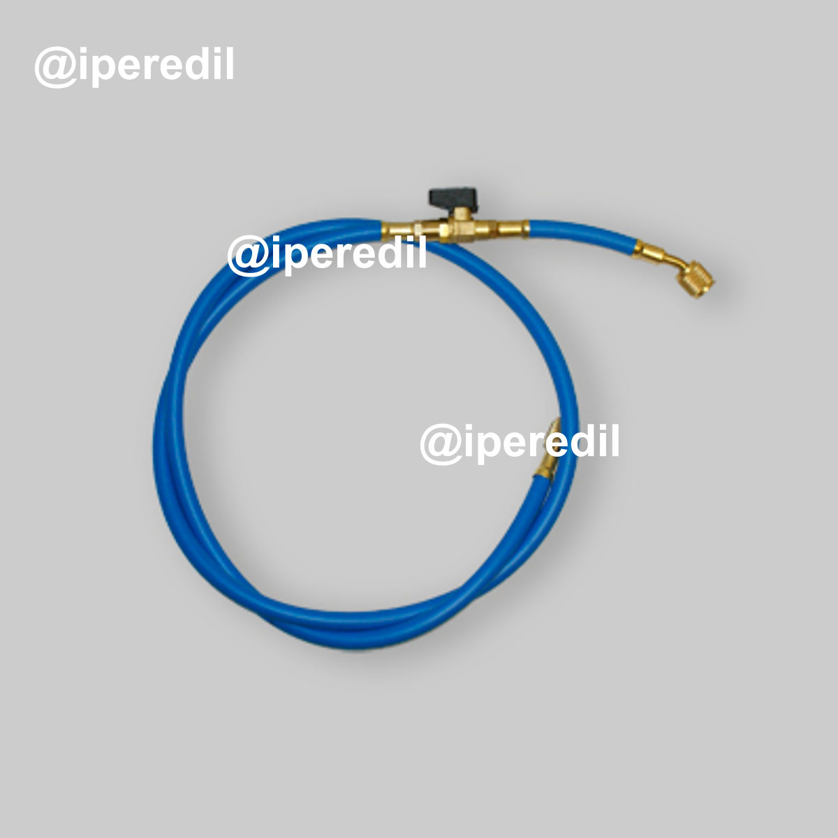 TUBO FLESSIBILE SINGOLO CON RUBINETTO MOD.B 5/6"F - 1/4"F x R410