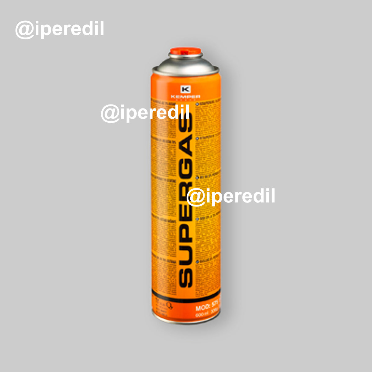 CARTUCCIA DI RICAMBIO "SUPERGAS" 600 ML 30%Propano -70% Butano