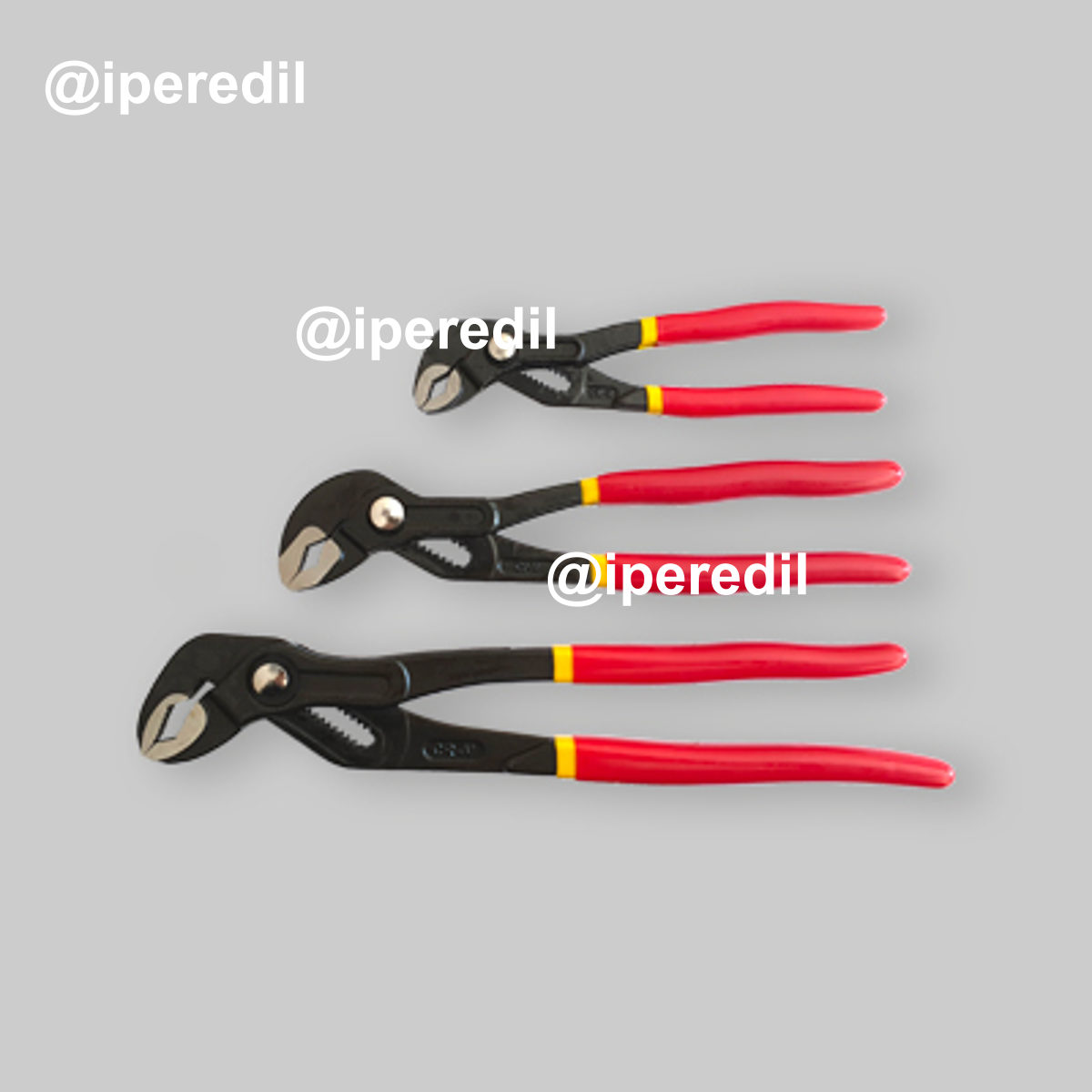 PINZA POLIGRIP ISOLATA CON BOTTONE 1/2" - 180 mm