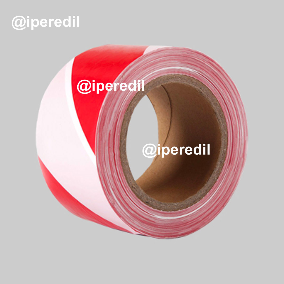 NASTRO ADESIVO SEGNALATORE ALTA VISIBILITA' Bianco-rosso