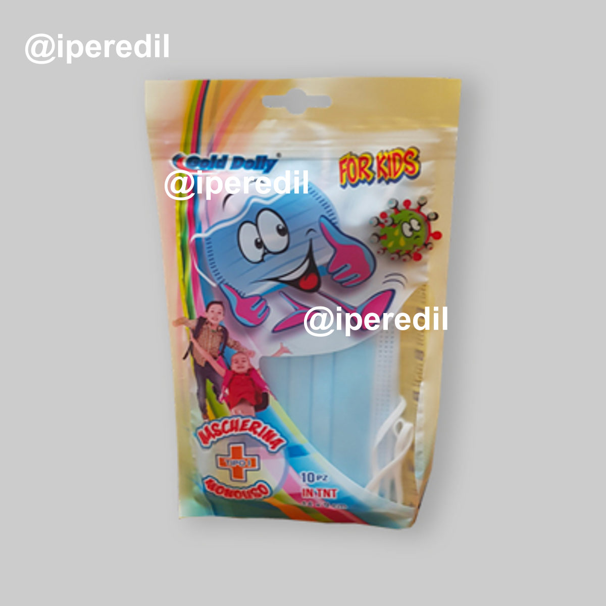 MASCHERINA CHIRURGICA PER BAMBINI "TIPO I" APPENDIBILE Tnt - monouso