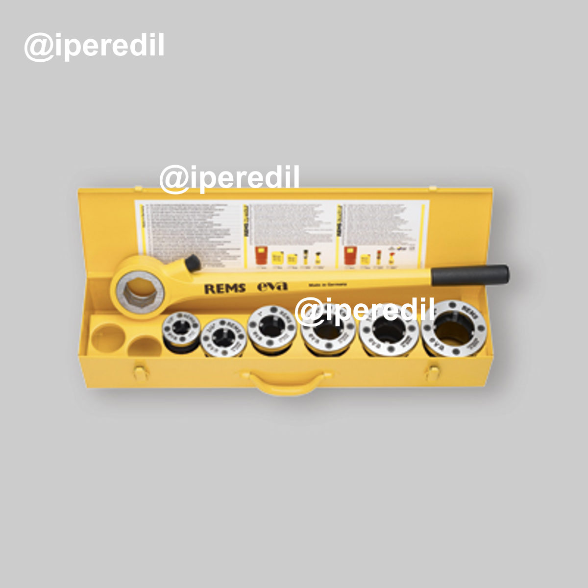 FILIERA MANUALE MODELLO "EVA" 1/2"-2"