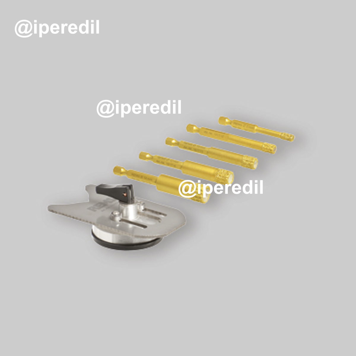 PUNTE PER PIASTRELLE COMPLETO DI DISPOSITIVO DI CENTRAGGIO Ø 6-8-10