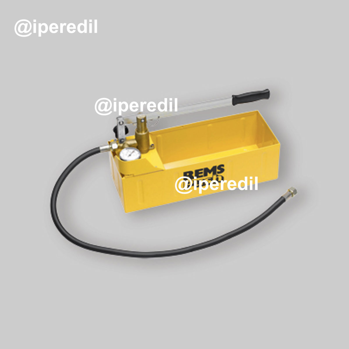 POMPA PROVA IMPIANTI MANUALE MODELLO PUSH Fino a 60 bar