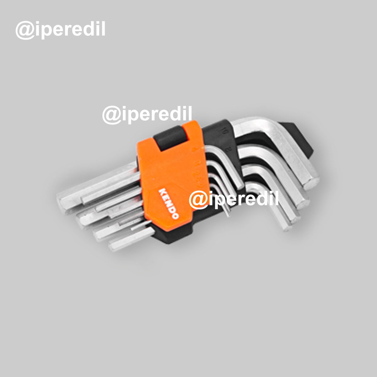 SET CHIAVI MASCHIO ESAGONALI KENDO 9 PEZZI 1,5-2-2,5-3-4-5-6-8-10 mm