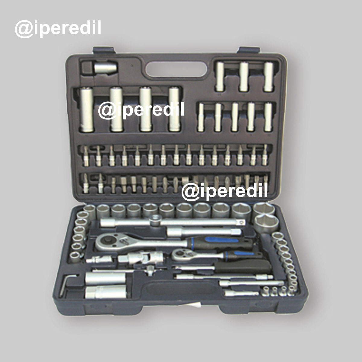 KIT CHIAVI A BUSSOLA IN VALIGETTA 108 pezzi - 1/4"-1/2"