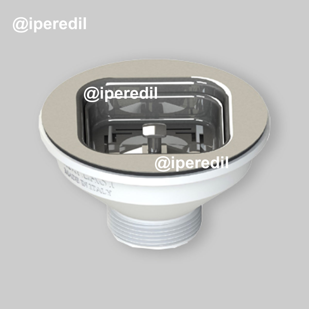 PILETTA "MULTI STYLE" PER LAVELLO CUCINA CON FORO Ø90 STP 1"1/2 x Ø114 mm