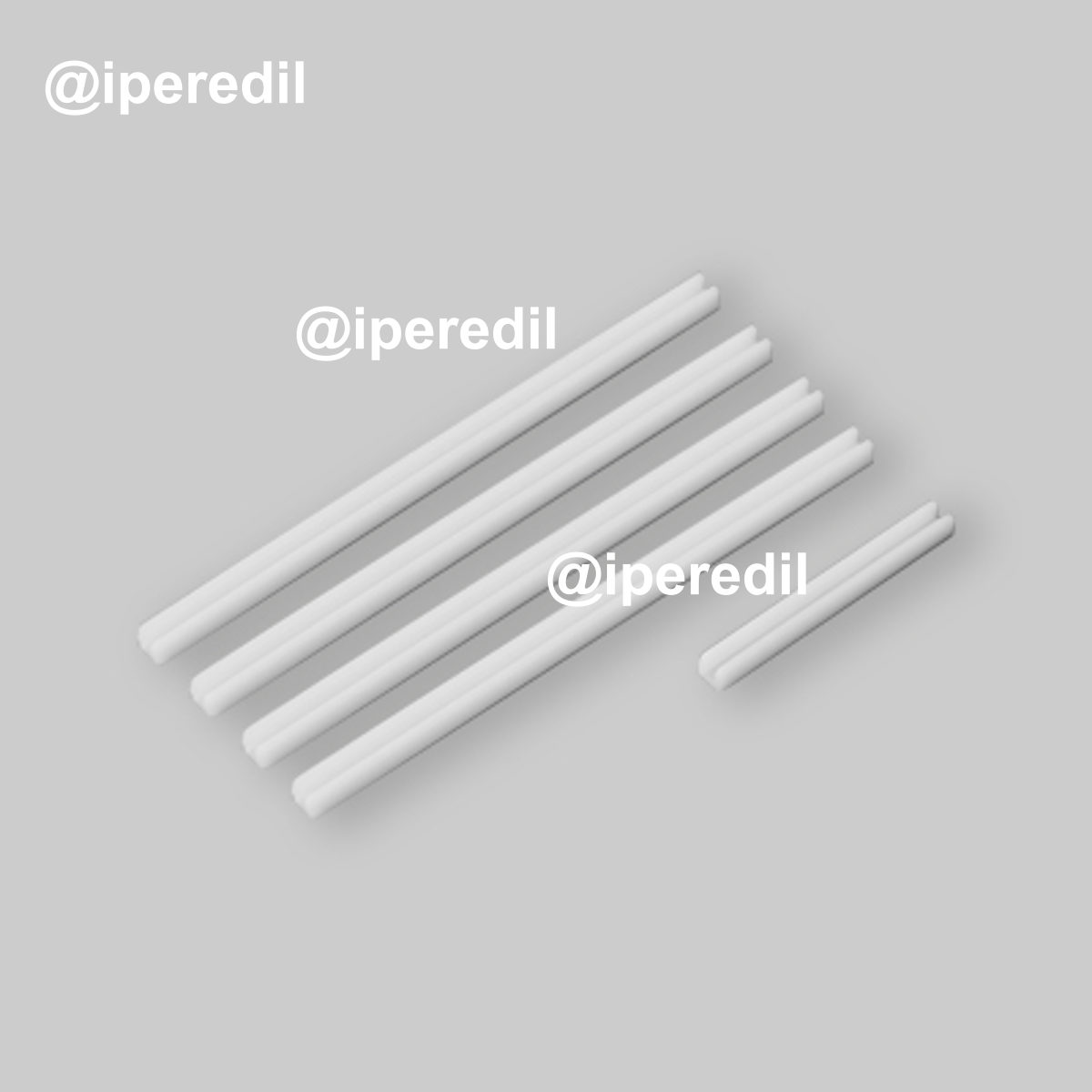 KIT SCORRIMENTO PER PORTA DOCCIA "SMERALDA" ACRILICO E CRISTALLO -