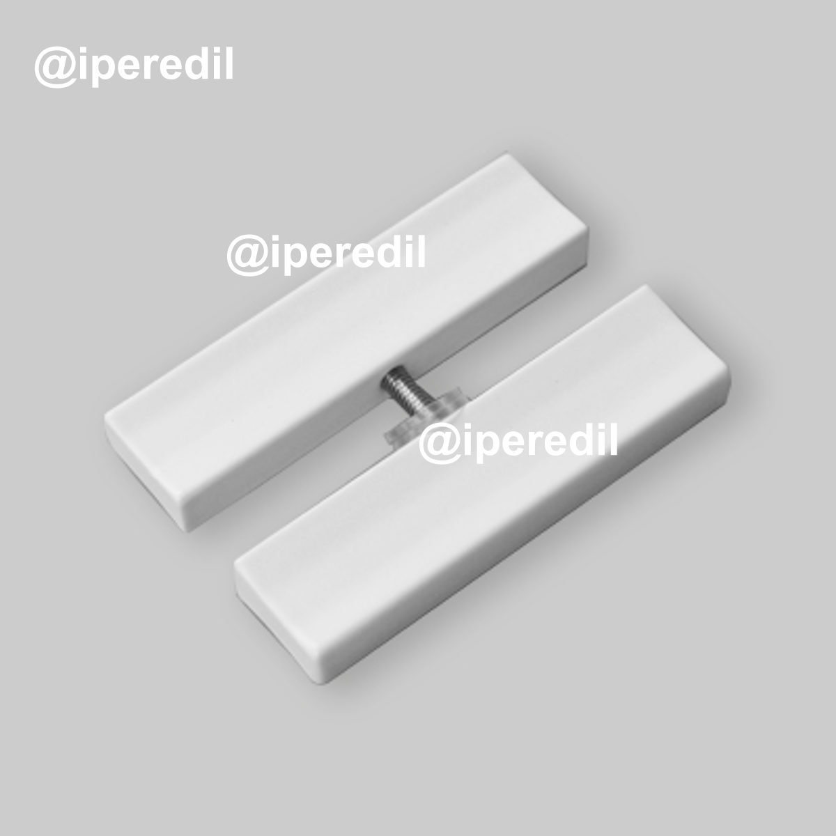 MANIGLIA PER PORTA DOCCIA A BATTENTE "SMERALDA" Bianco