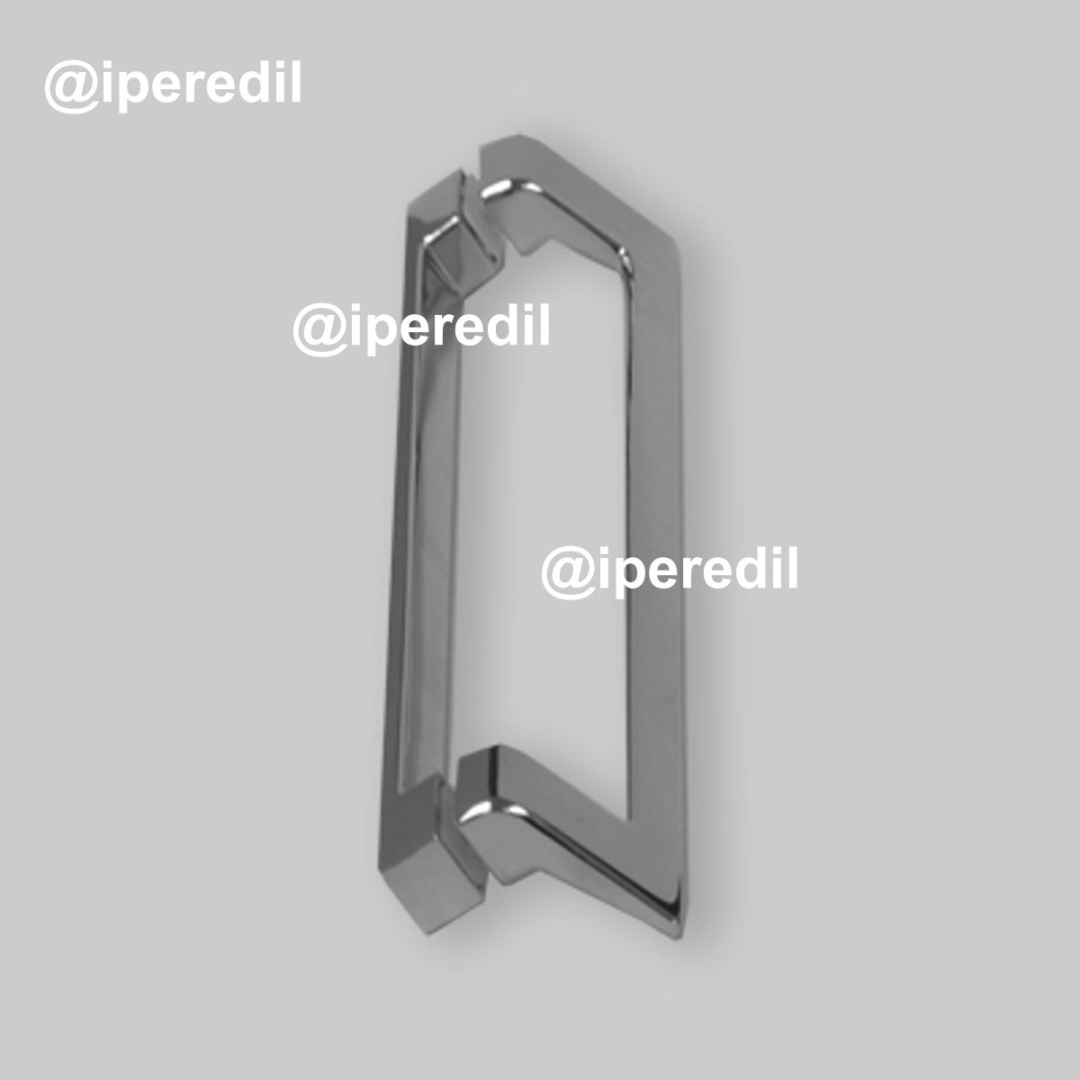MANIGLIA PER BOX DOCCIA "TONGA" Argento Lucido