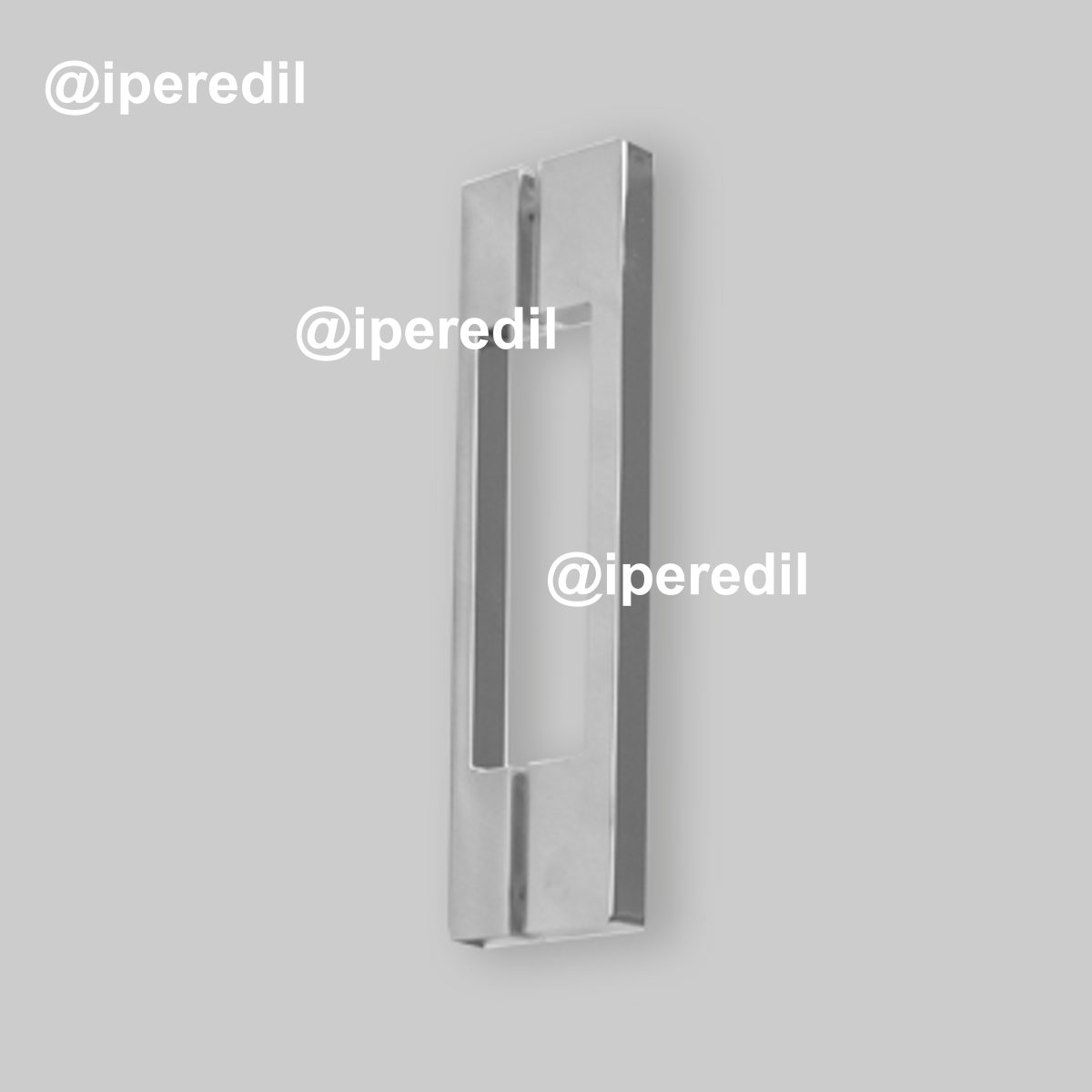 MANIGLIA PER PORTA DOCCIA "LIPARI" Argento Lucido