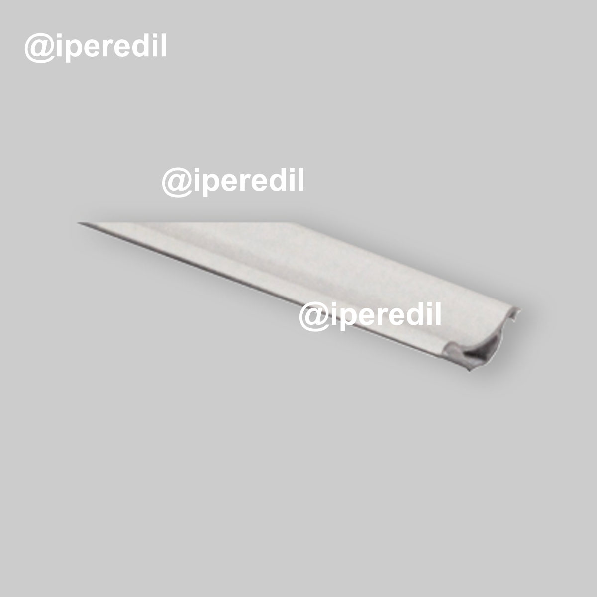 PROFILO IGIENICO VASCA RIGIDO Barra da 2,5 mt.