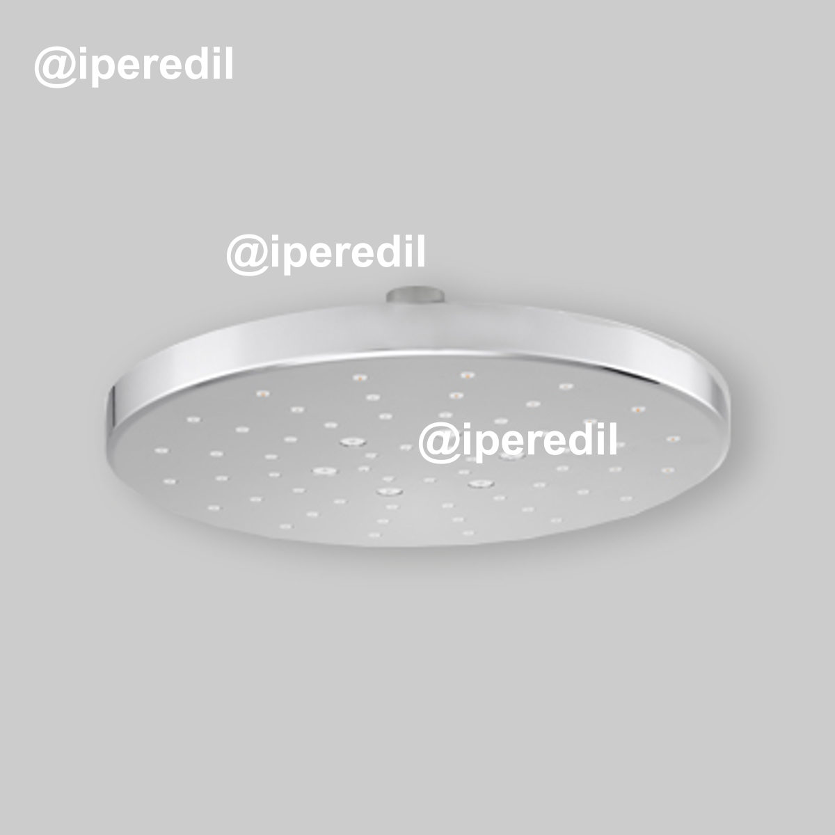 SOFFIONE DOCCIA MONOGETTO "MERIDIANO" TONDO Ø230 mm - Cromo