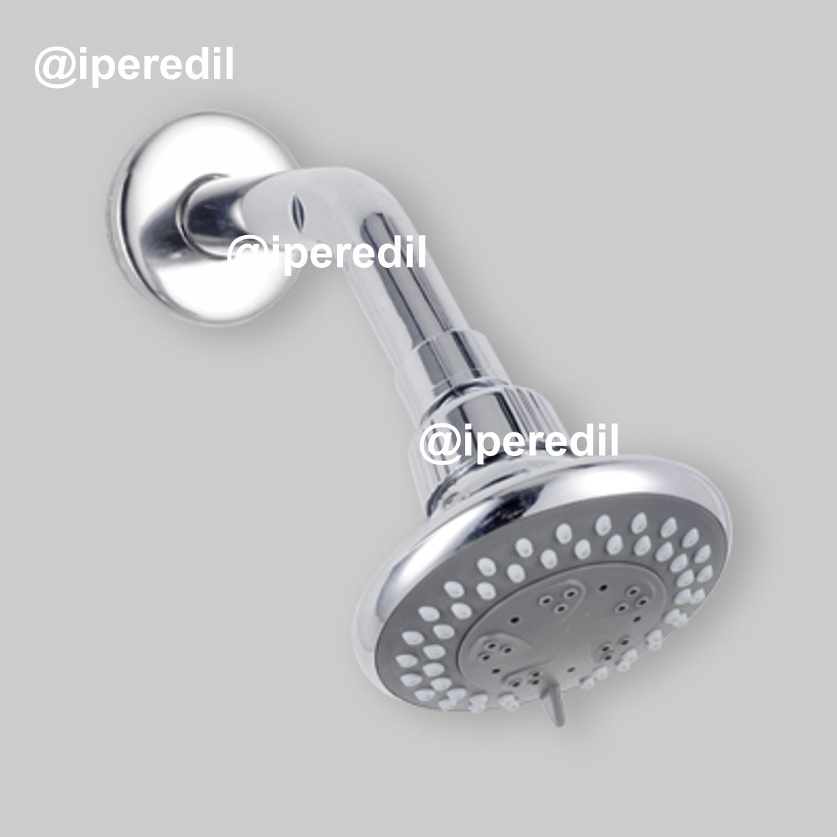 BRACCIO DOCCIA "ALPINO" CON SOFFIONE 3 GETTI 1/2"