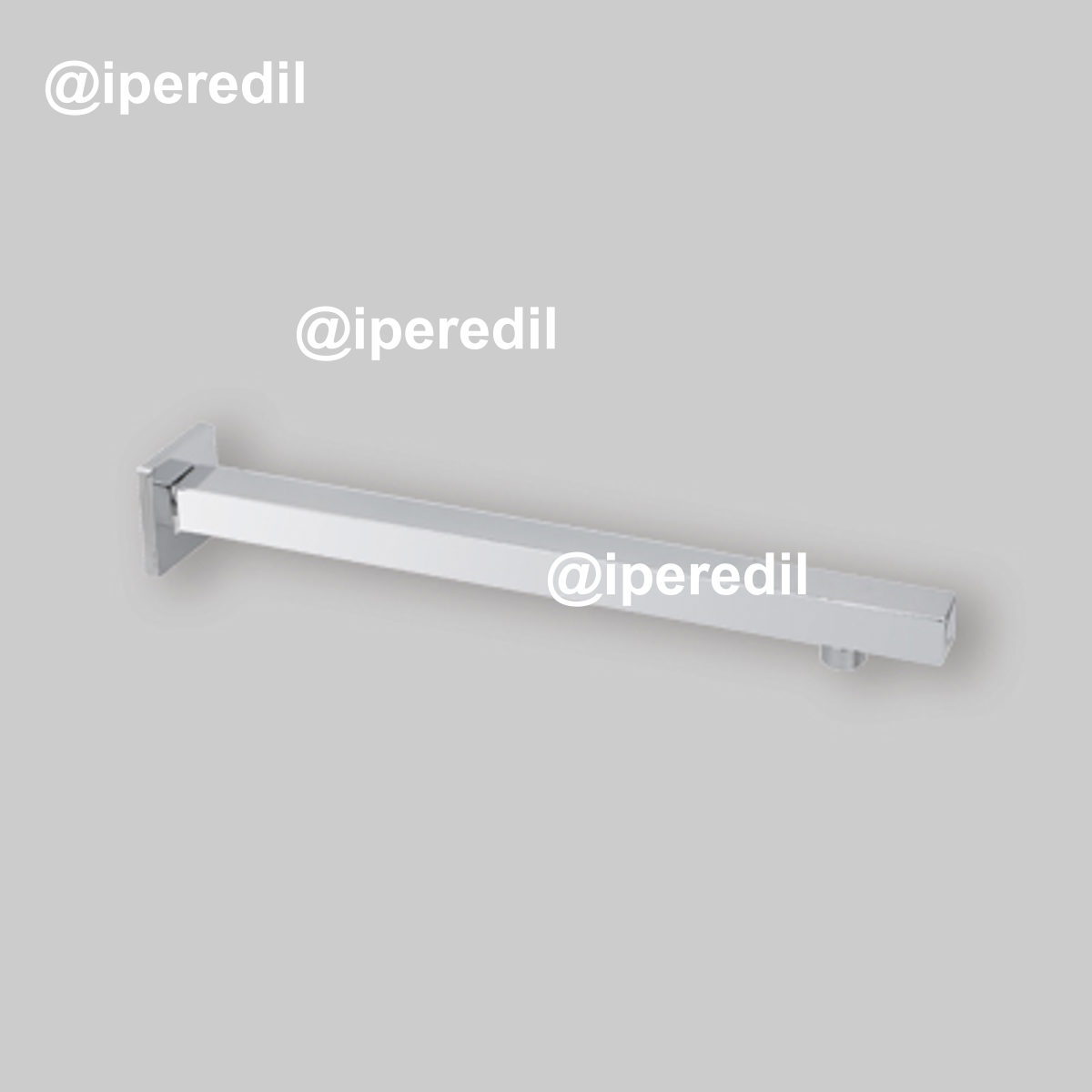 BRACCIO DOCCIA "TEXAS" IN ACCIAIO CROMATO 1/2" - 40 cm