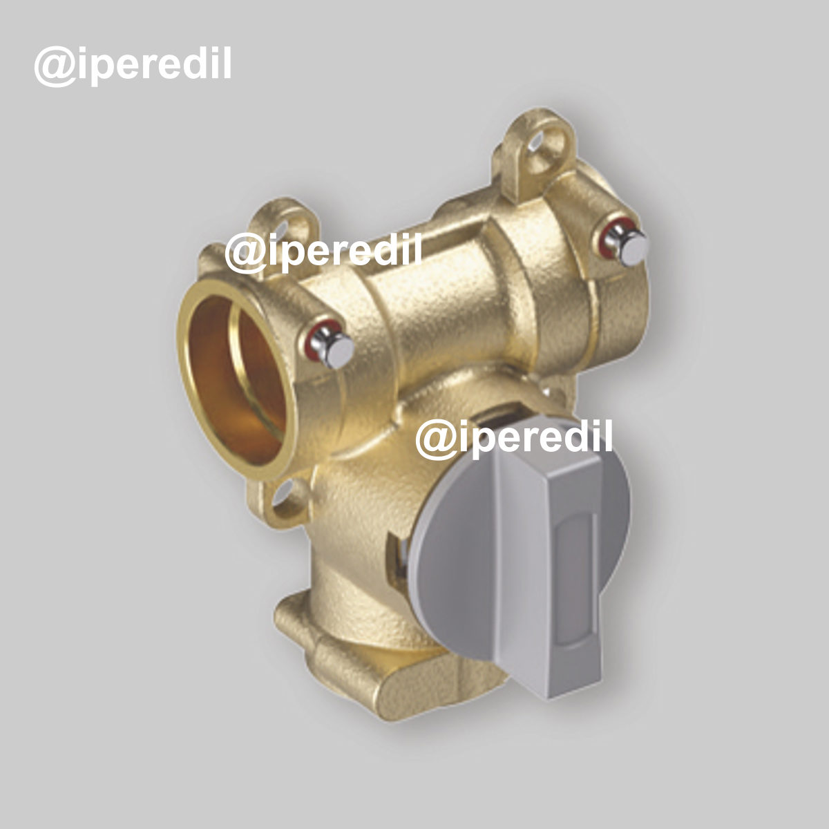 VALVOLA DI INTERCETTAZIONE A TEE MOTORIZZABILE T4 E-READY F13 F - 1/2"