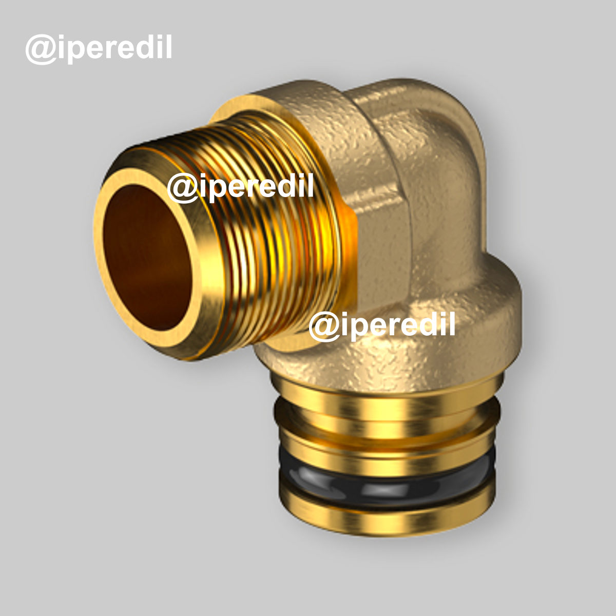 RACCORDO A GOMITO FILETTATO MASCHIO FASTEC F13 M - 1/2"M