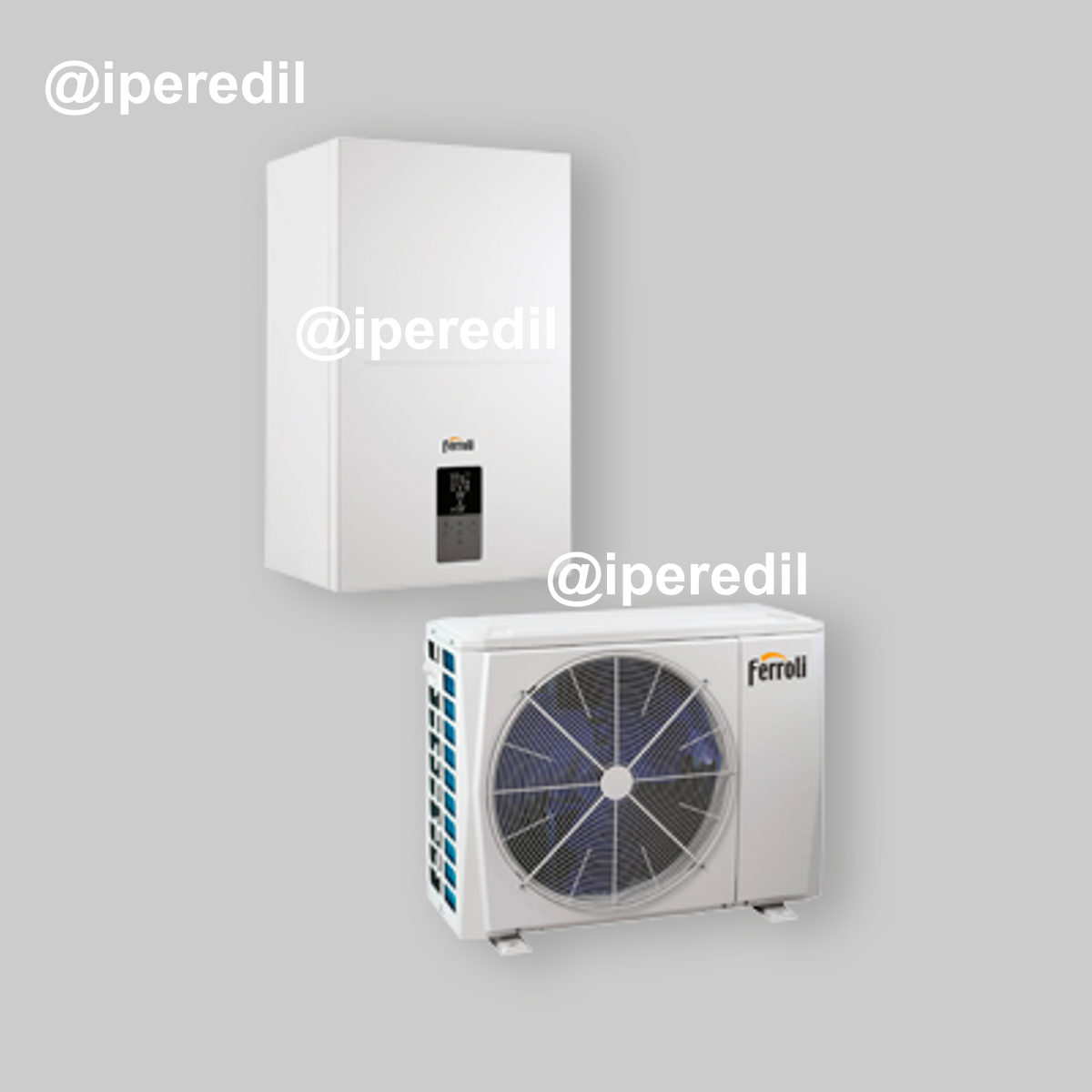 POMPA DI CALORE IBRIDA REVERSIBILE ARIA-ACQUA "OMNIA S 3.2 HYBRID C" 8 Kw