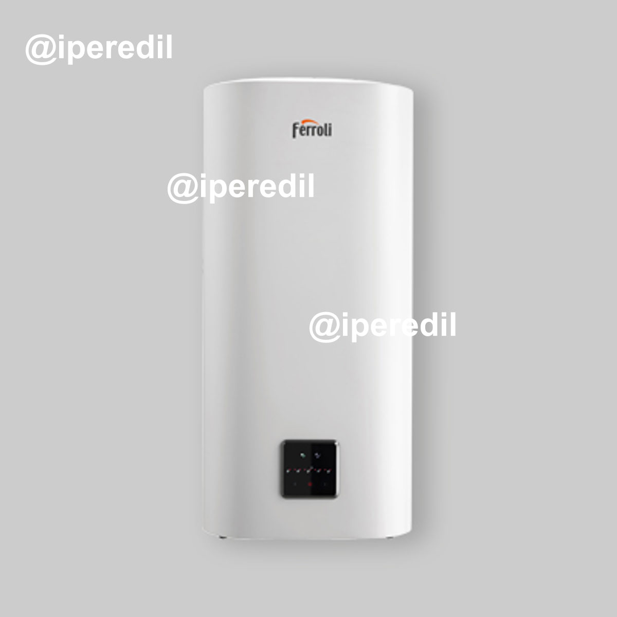 SCALDACQUA ELETTRICO COMPATTO "TITANO TWIN" A DOPPIO SERBATOIO - WI-FI 50 lt