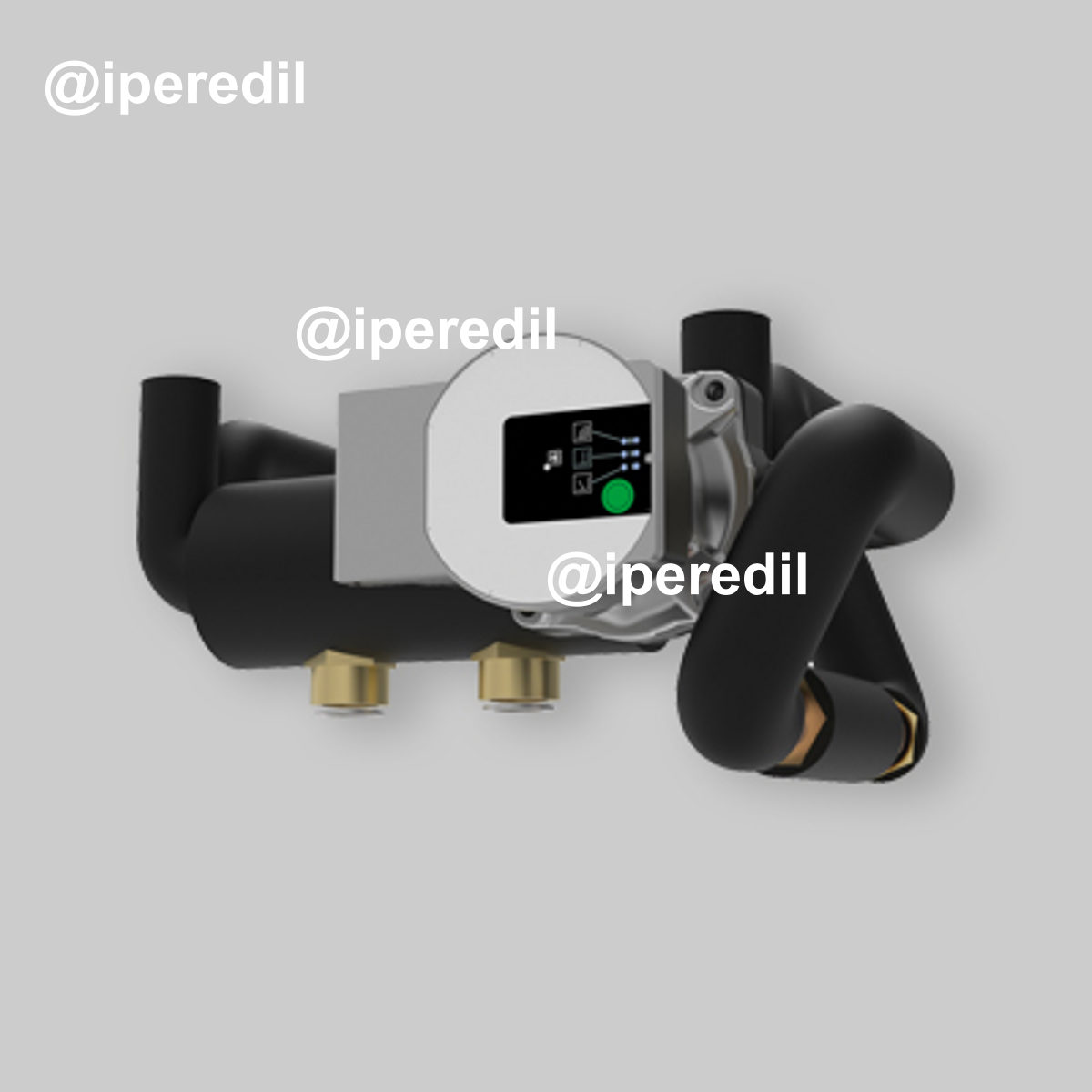 KIT IDRAULICO PER SISTEMI IBRIDI CON CALDAIA "HYBRID HIDRO-KIT" Con Circolatore