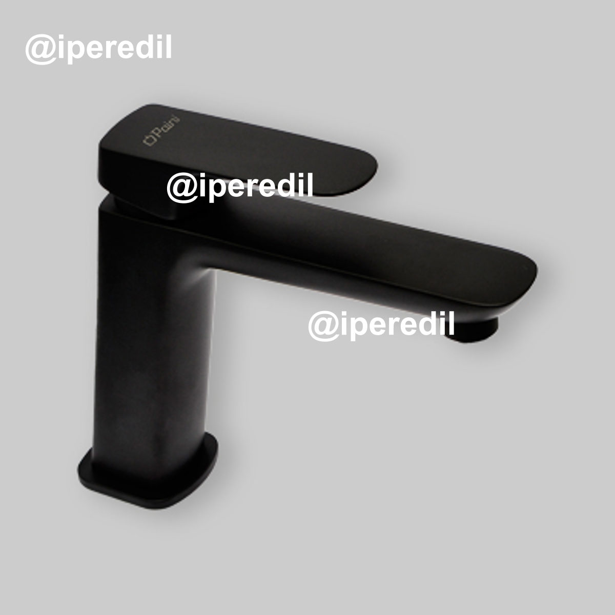 MISCELATORE LAVABO MEDIO "NOVE" Nero Opaco