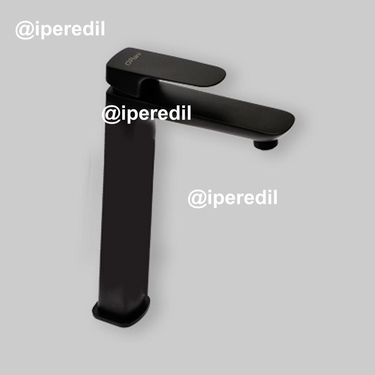 MISCELATORE LAVABO ALTO "NOVE" Nero Opaco