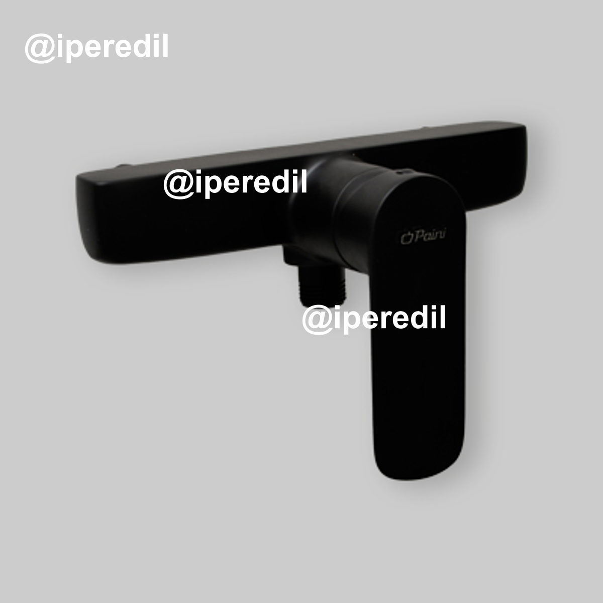 MISCELATORE DOCCIA ESTERNO "NOVE" Nero Opaco