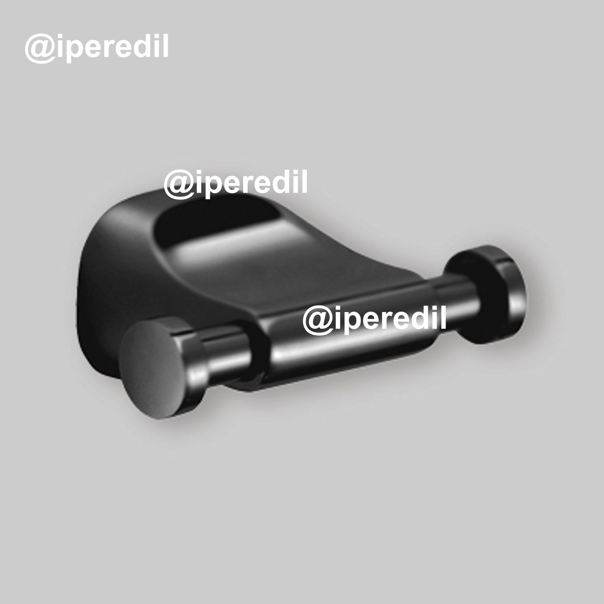 APPENDIABITI DOPPIO "STELVIO" Nero Opaco