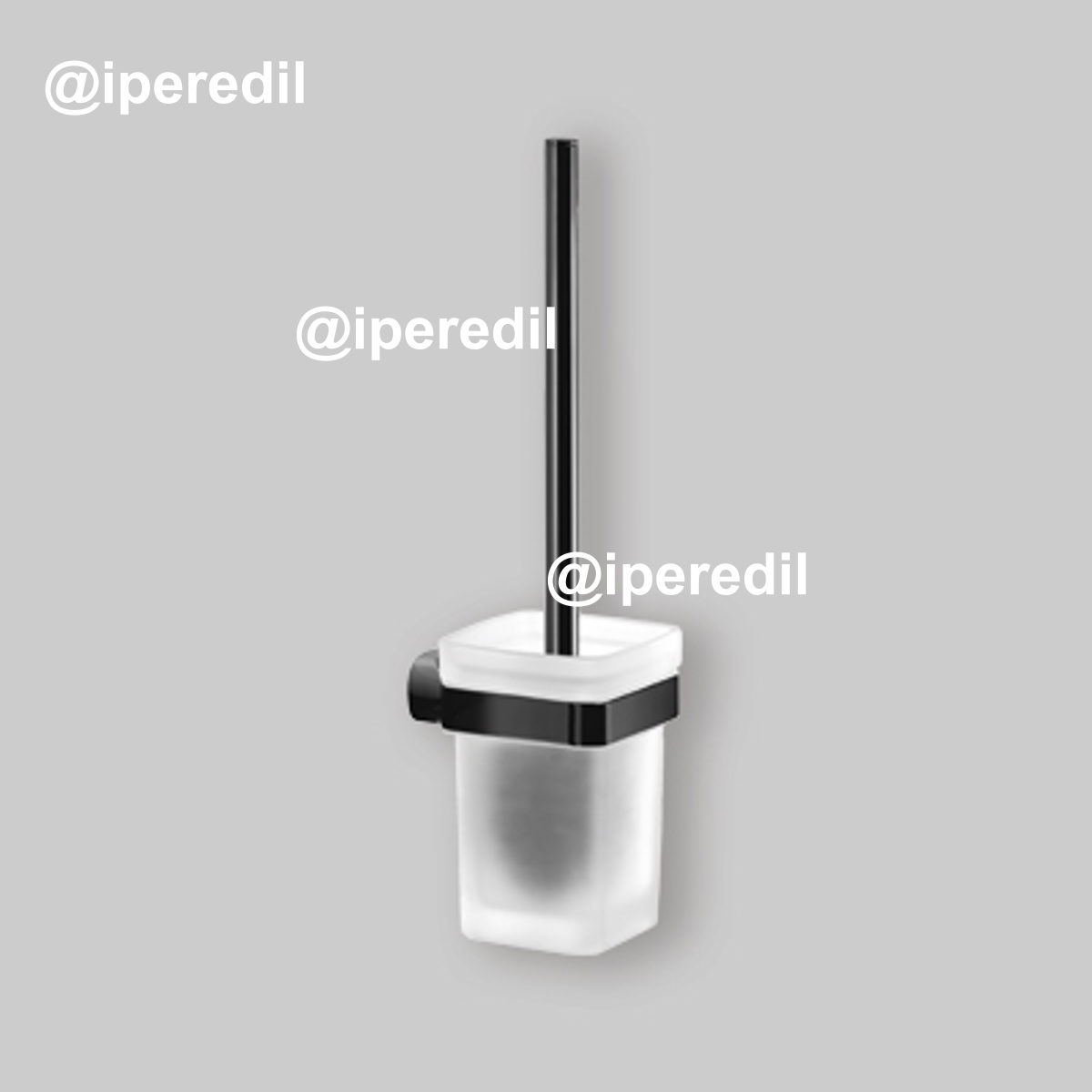 PORTASCOPINO SOSPESO "STELVIO" Nero Opaco