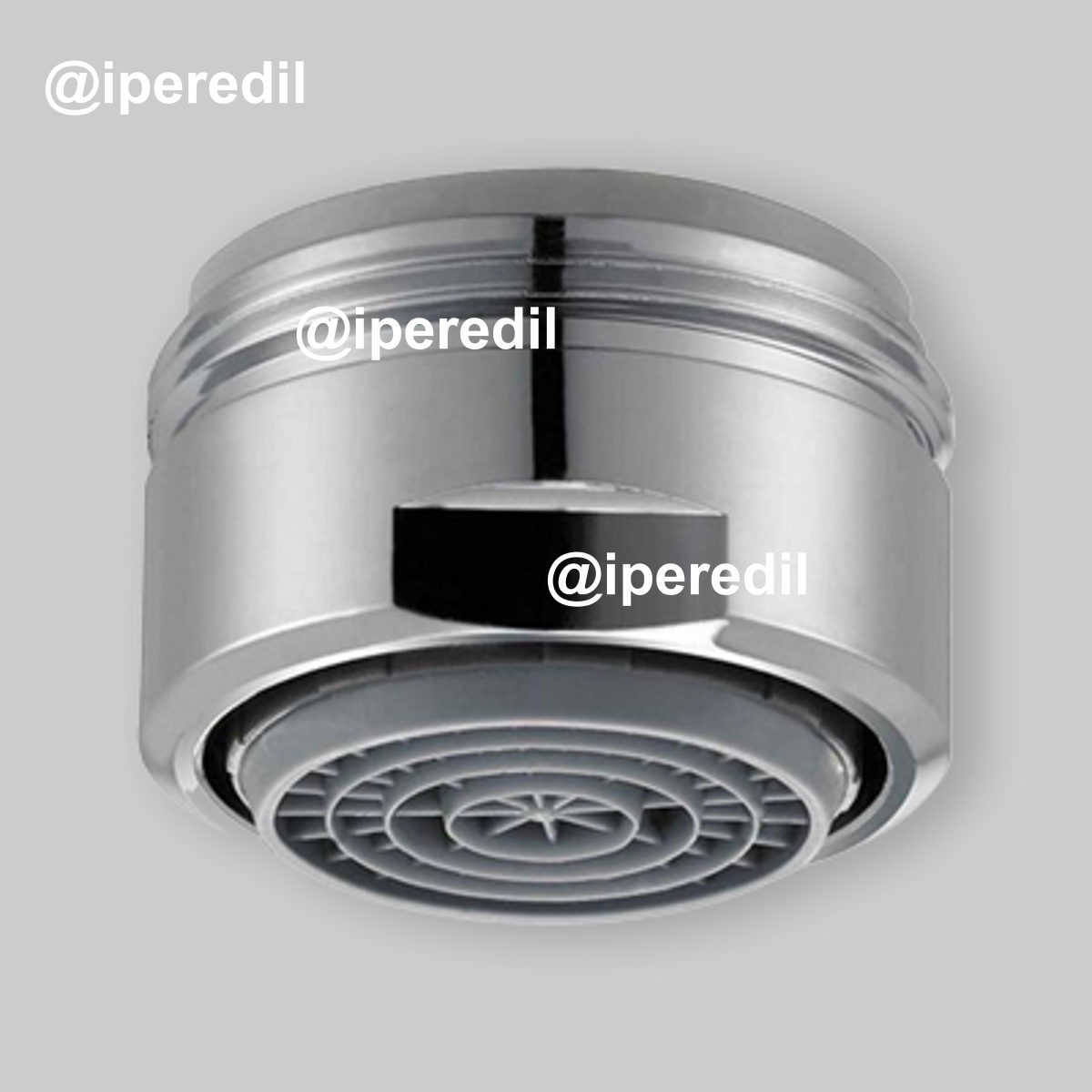 AEREATORE CON GUSCIO IN OTTONE CROMATO CASCADE SLC MASCHIO M24x1" -15 l/min