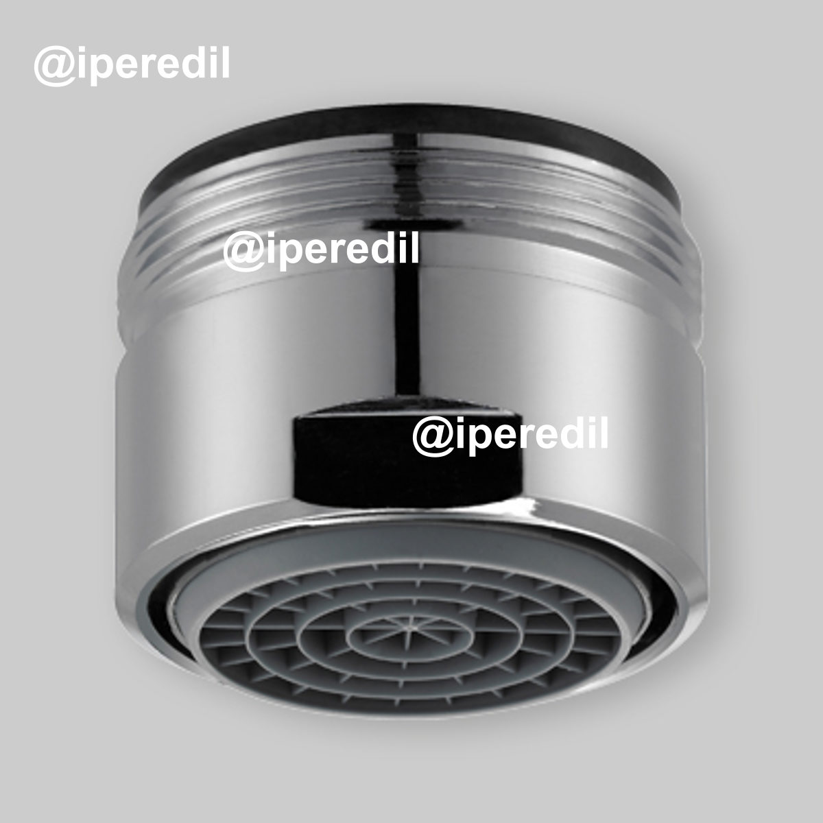 AEREATORE CON GUSCIO IN OTTONE CROMATO CASCADE SLC M M28x1" -30 l/min