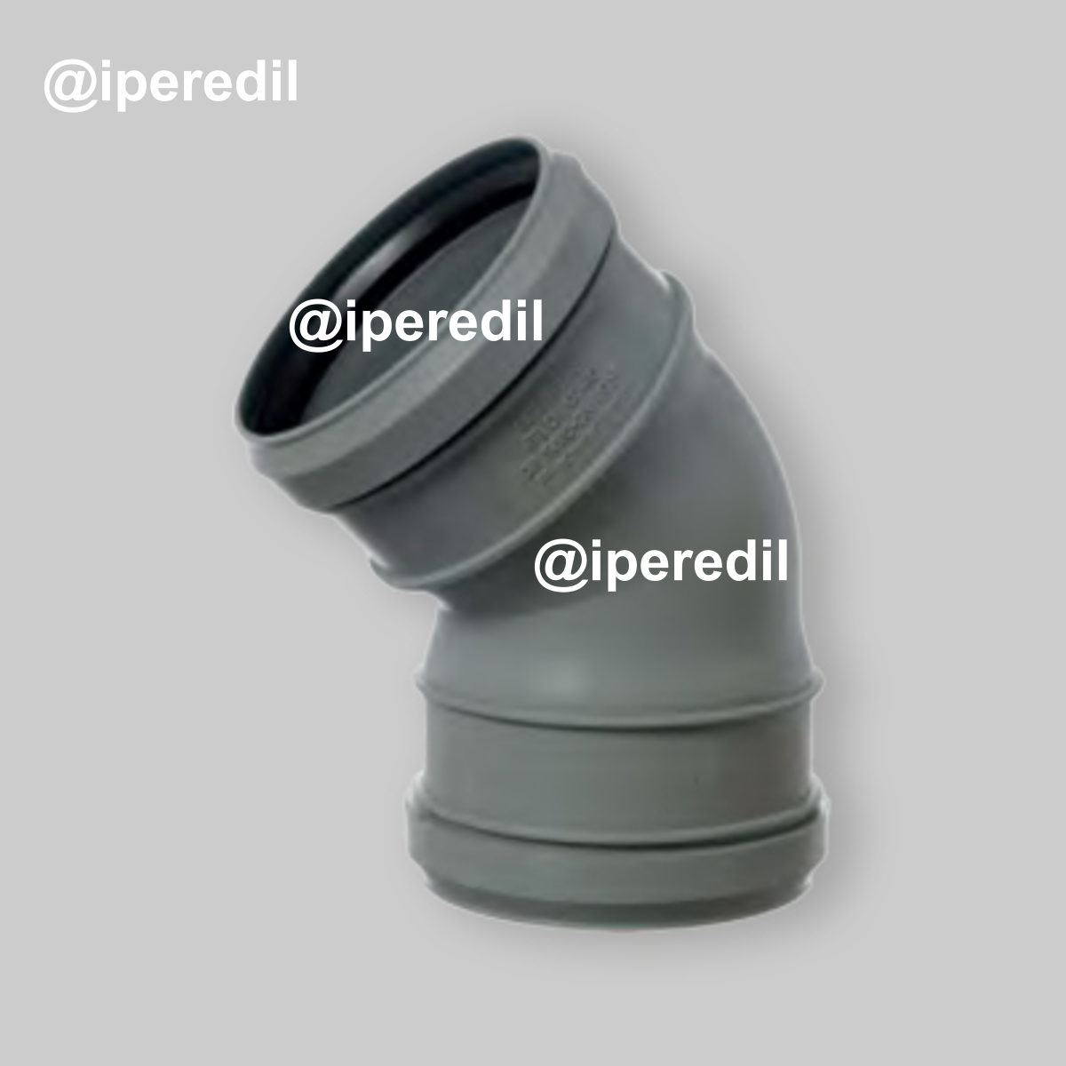 CURVA DOPPIO INNESTO "EUROPA" Ø110 mm - 87°